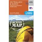 Explorer Active 435 An Teallach & Slioch Map With Digital Version, Orange