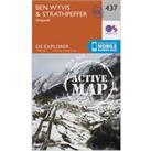 Explorer Active 437 Ben Wyvis & Strathpeffer Map With Digital Version, Orange