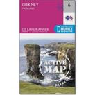 Landranger Active 6 Orkney Mainland Map With Digital Version, Pink