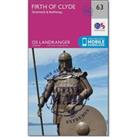 Landranger Active 63 Firth of Clyde, Greenock & Rothesay Map With Digital Version, Pink
