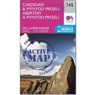 Landranger Active 145 Cardigan & Mynydd Preseli Map With Digital Version, Pink