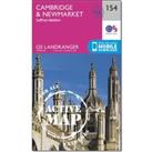 Landranger Active 154 Cambridge, Newmarket & Saffron Walden Map With Digital Version, Pink