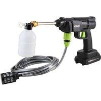 Living and Home 18.5V Portable Cordless Handheld High-Pressure Washer in Black