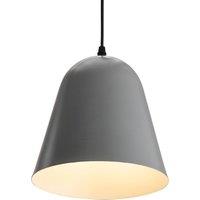 Living and Home E27 Metal Lampshade Ceiling Pendant Light in Light Stone