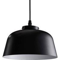 Living and Home E27 Metal Lampshade Ceiling Pendant Light in Black