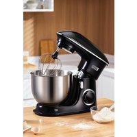Living and Home 3-in-1 7-Quart Household Stand Mixer 6-Speed Cake Baking Kitchen Food Beater Egg Whisk Cream Blender in Black