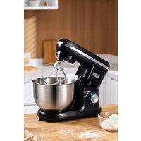 Living and Home 3-in-1 Multi-Function Mixer 5.5-Quart Household Stand Mixer Cake Baking Mixing Bowl 6 Speeds in Black