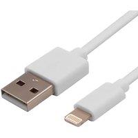 Living and Home iPhone USB Charging cable, 1.5m White