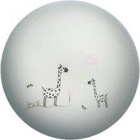 Living and Home 24W LED Round Ceiling Light 6500K, 2500 Lumen, Giraffe Print in White