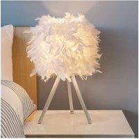 https://www.burton.co.uk/product/living-and-home-white-feather-lampshade-tripod-table-lamp-fixtures-decor---warm-light_p-aafa47e9-fdec-4c0c-bbba-bd81d4ef94a5?colour=White&size=One%20Size