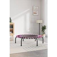 Living and Home 40in Bungee Cords Round Pink Trampoline