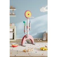 Living and Home 6-in-1 Multifunctional Basketball Stand for Young Children, Equipped in Pink