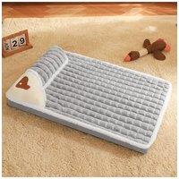 Living and Home S-size Washable Pet Bed Soft Mattress Sleeping Cushion Mat for Puppy Cat in Grey