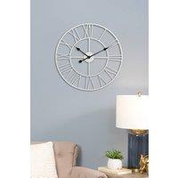 https://www.burton.co.uk/product/living-and-home-40cm-dia-round-white-roman-numeral-skeleton-wall-clock-with-black-needle_p-58eb2601-4c53-4ad1-a3b1-7f39c171adf6?colour=White&size=One%20Size