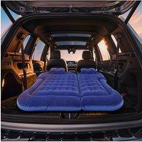 Living and Home Car Air Mattress with Pillows in Blue