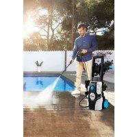Living and Home 90 Bar High Pressure Washer with 1600W Power and Aluminum Motor in White