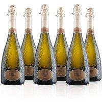 Virgin Wines Italian Sparkling Wine Case 6 Bottles (75cl) in White