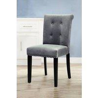 https://www.burton.co.uk/product/living-and-home-grey-velvet-button-tufted-nailhead-trim-dining-chair-with-rubber-wooden-legs_p-b727f2f2-9500-4f09-9c8b-6e127cbe2329?colour=Grey&size=One%20Size