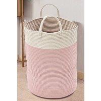 https://www.burton.co.uk/product/living-and-home-63l-woven-cotton-rope-laundry-hamper-basket-toys-storage-with-handlers-pink-50cm-h_p-658220c7-e184-4c95-a125-9cdb45ef7ee6?colour=Pink&size=One%20Size