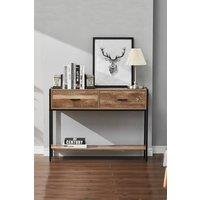 https://www.burton.co.uk/product/living-and-home-rustic-brown-metal-frame-console-table-with-2-drawer-and-shelf_p-4f93759a-509c-4ada-907d-5ad0805b430f?colour=Brown&size=One%20Size