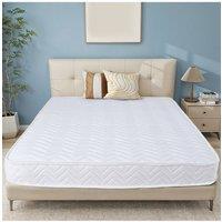 Living and Home Hybrid Mattress for Orthopaedic Support with Advanced Coil System in White | Size: Single