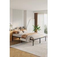 Living and Home Black Iron Bed Frame without Mattress | Size: Double