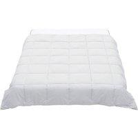 Living and Home Down Alternative Quilted Duvet Insert with Corner Tabs in White | Size: Single