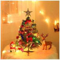 Living and Home 50cm Tabletop Mini Christmas Tree with LED Light, Candy & Gift Boxes