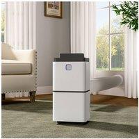Living and Home 12L WiFi Dehumidifier with Wheels in White