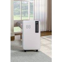 Living and Home 16L Portable WiFi Quiet Dehumidifier for Home with Full Tank Indicator and 24 Hr Timer in White