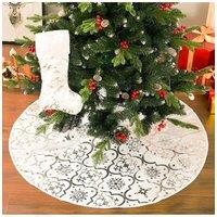 https://www.burton.co.uk/product/living-and-home-122cm-silver-snowflake-printed-christmas-tree-skirt-with-christmas-stockings-xmas-tree-base-cover-for-christmas-new-year-home-decoration_p-b386d253-9e19-4000-aaa1-6ddc07cf2d69?colour=White&si...