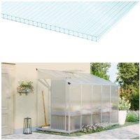 Living and Home 28Pcs Clear Polycarbonate Sheets for Greenhouse Covering