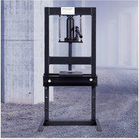 Living and Home 6 Ton Shop Hydraulic Press H-Frame Floor Standing in Black