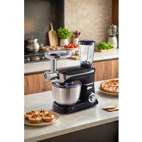 Living and Home 6-Speed 7L Tilt-Head Stand Mixer Mincer Blender Food Processor in Black