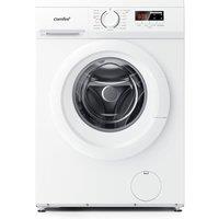 Living and Home 9KG Load Freestanding Washing Machine 1400RPM Steam Wash in White