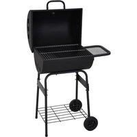 Living and Home Portable Charcoal BBQ Grill in Black