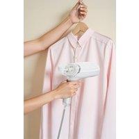 Living and Home Portable Mini Handheld Clothes Steamer in White