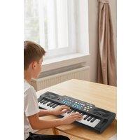 Living and Home Portable 37 Keys Beginner Electronic Keyboard in Black