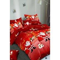 Ezysleep Red Santa Christmas Duvet Set | Size: Double