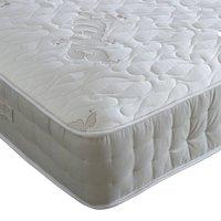 Bedmaster Milk Vitality Pocket Sprung Memory Foam Mattress in Light Beige | Size: Super King