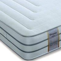 Bedmaster Opal 2000 Pocket Sprung Reflex and Latex Foam Mattress in White | Size: Double