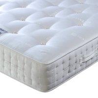Bedmaster Tennyson 4000 Twin Pocket Sprung Natural Orthopaedic Mattress in White | Size: King