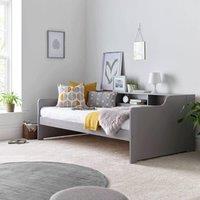 Bedmaster Tyler Guest Bed And Trundle in Grey | Size: Single