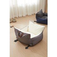 Living and Home Grey Plush Set Car Seat Bed