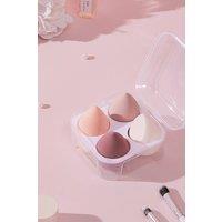 Living and Home 4 Pack Beauty Blender Foundation Sponges Set High Density Makeup Sponge in Pink