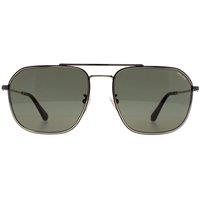 Police Men Aviator Shiny Rose Gold Green SPLF64 Octane 1