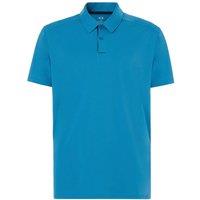 Oakley Men Divisional Button Up Blue Golf Polo Shirt | Size: Small