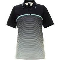 Oakley Men Golf Polo Shirt Ellipse Stripe T-Shirt in Black | Size: Small