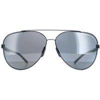 Porsche Design Men Aviator Matte Black Dark Grey P8682