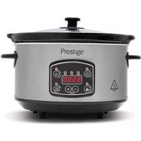 Prestige Slow Cooker' Stainless Steel Digital Slow Cooker - 5.5L in Silver